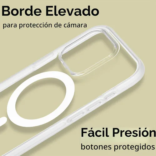 Vista 3 de Sonix Funda para iPhone 15 Pro Compatible con MagSafe Probada contra caídas de 10 pies Transparente