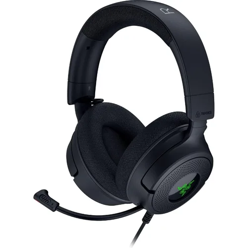 Vista 10 de Auriculares Razer Kraken V4 X con cable para juegos: Controladores de 40 mm - Micrófono cardioide - Almohadillas de espuma viscoelástica