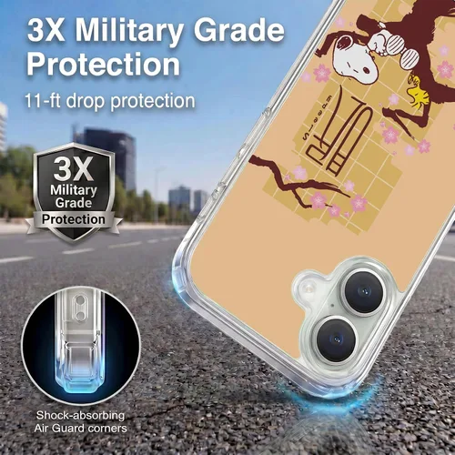 Vista 376 de Carcasa de gel para iPhone 7 Plus/iPhone 8 Plus, diseño de Snoopy Oriental de Peanuts, Badges