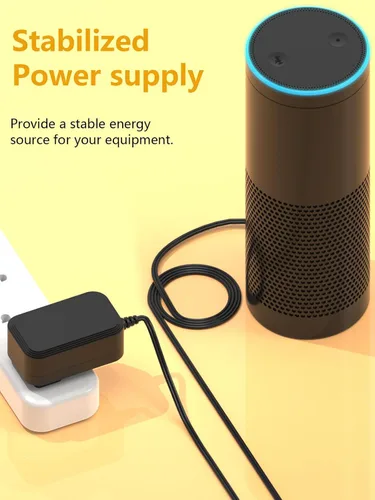 Vista 4 de Adaptador de corriente de 21 W compatible con Alexa Echo de 1ª y 2ª generación, compatible con Echo Show (1ª generación), Fire TV (2.ª generación)