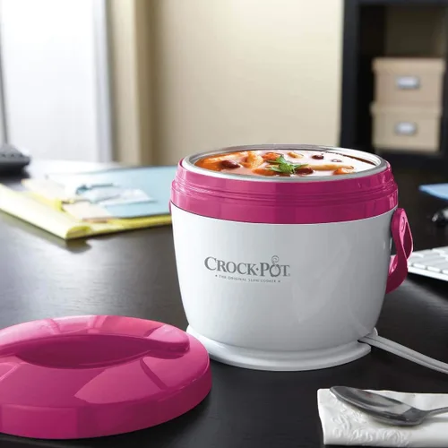 Vista 3 de Crock-Pot SCCPLC200PK-NP - Calentador de comida para almuerzo, rosa, 20 onzas