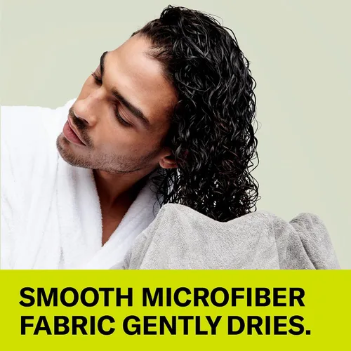 Vista 3 de DevaCurl Toalla de Microfibra Anti-Encrespamiento para el Cabello Secado Suave Gris