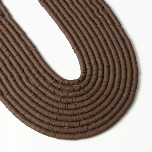 Vista 11 de Kit de pulsera de cuentas de arcilla de 50 hebras, 19000 unidades, cuentas planas redondas de arcilla polimérica de 0.236 in, cuentas Heishi