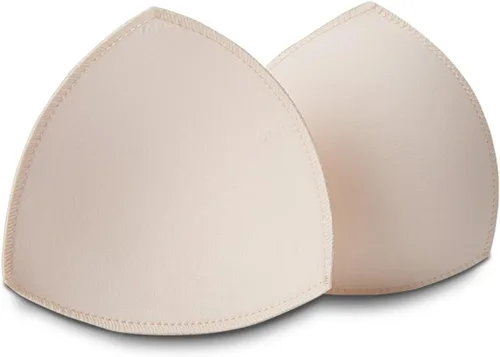 Vista 6 de SERMICLE Inserciones de sujetador 4 pares, almohadillas de sujetador cosidas cosidas extraíbles para sujetador deportivo BC, CD y DE Copa opcional