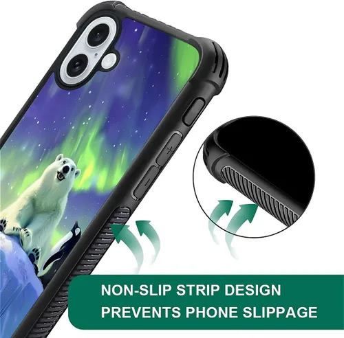 Vista 192 de Funda compatible con iPhone 15, diseño de elefantes africanos, diseño increíble a prueba de golpes, antiarañazos, carcasa trasera de policarbonato