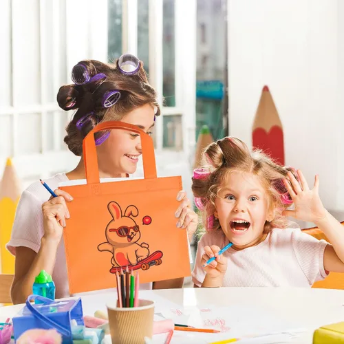 Vista 6 de SPERPAND 30 bolsas de regalo pequeñas con asas, bolsa de regalo de vacaciones, bolsas de regalo de fiesta, bolsas de regalos para niños, cumpleaños