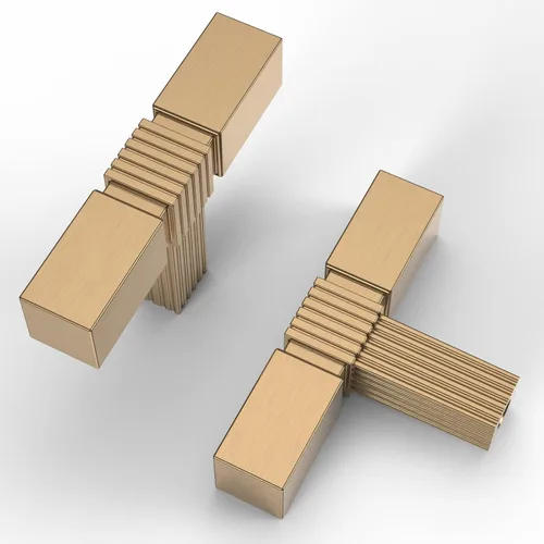 Vista 8 de Asidrama - Paquete de 6 manijas de gabinete de cocina color níquel satinado cepillado de 3.75 pulgadas (96mm), tiradores para gabinete, accesorios