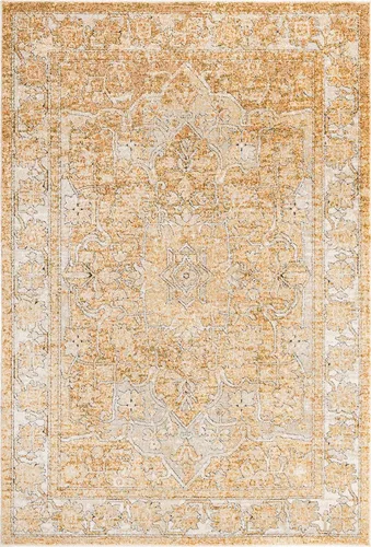 Vista 40 de Unique Loom colección Isabella - Alfombra de área Adjani (2 x 3 pies 1 pulgada, rectángulo, verde/ marfil)
