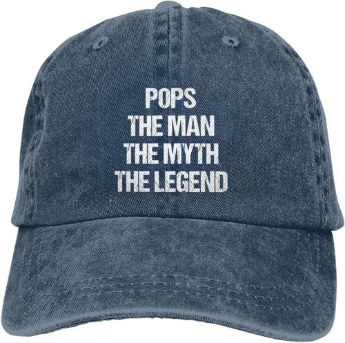 Vista 7 de Funny Hat Pops The Man The Myth The Legend Hat for Men Baseball Cap Fashionable Hat