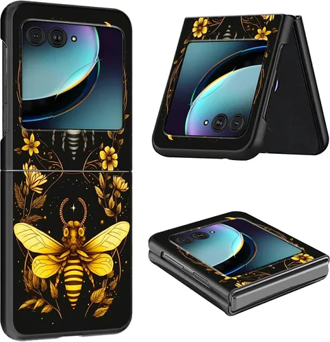 Vista 20 de Funda para Moto Razr Plus 2023 para Motorola Razr Plus Funda delgada y ligera de policarbonato duro a prueba de golpes Funda protectora para Audio