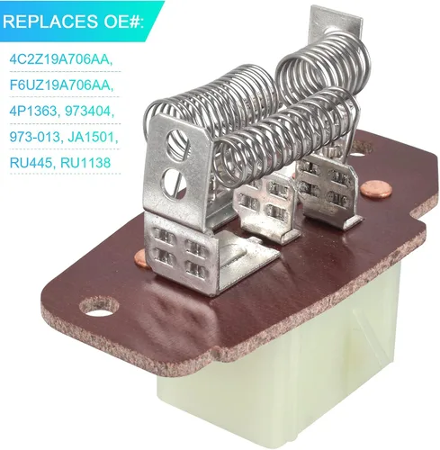 Vista 4 de Resistencia del motor del soplador HVAC 973-013 compatible con Ford E-150 E-250 E-350 E-450 E-550 1999-2007, F-250 F-350 F-450 F-550 Super Duty