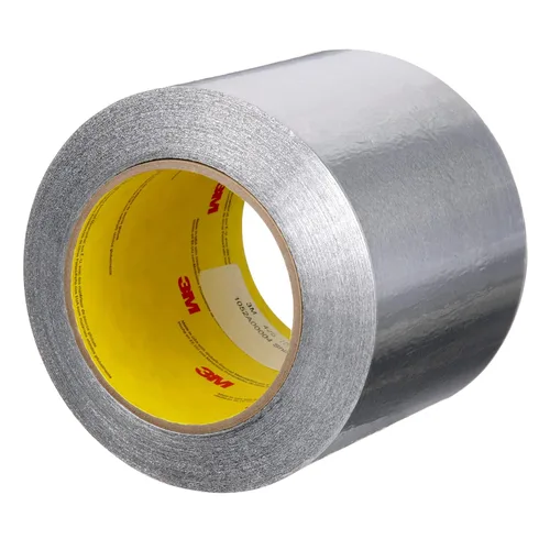 Vista 6 de 3M Cinta de papel de aluminio, 4 in x 60 yardas 4.6 mil, 425, papel de aluminio, plata (paquete de 2)