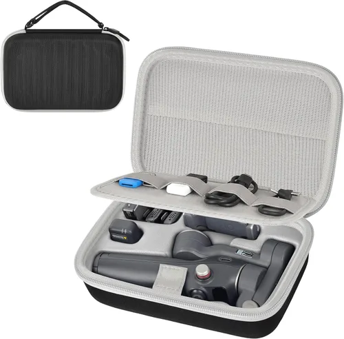 Vista 12 de Carcasa rígida de goma EVA para DJI Osmo Mobile 8/7P/7, color Negro