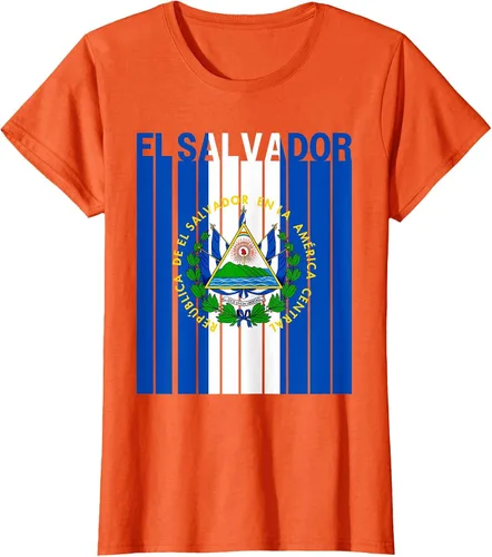 Vista 15 de Camiseta con la bandera de El Salvador
