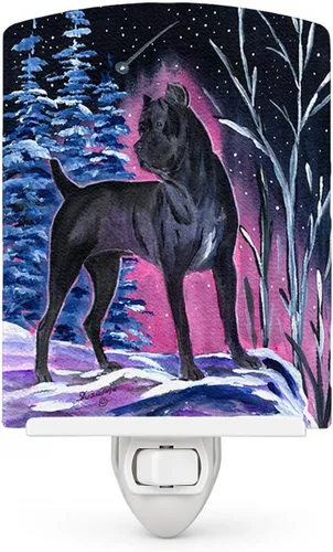 Vista 31 de Tesoros de la Caroline Noche estrellada Chihuahua Luz, 6" x 4," Multicolor Chihuahua 08