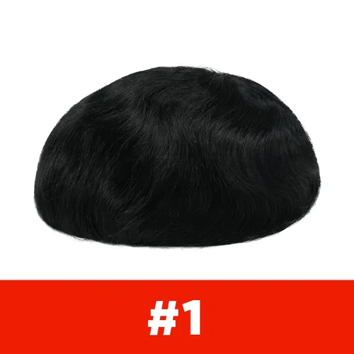 Vista 2 de Lordhair Toupee para hombres con cabello humano 100% europeo 8x10 pulgadas para hombres 0.001 in sistema de cabello de piel ultra fina para todos