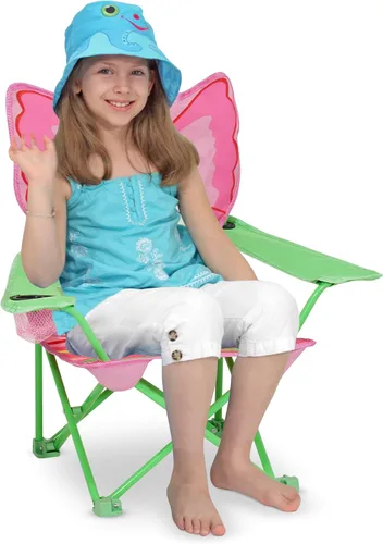 Vista 9 de Melissa & Doug Bella Butterfly Silla de exterior para niños (embalaje sin frustraciones)