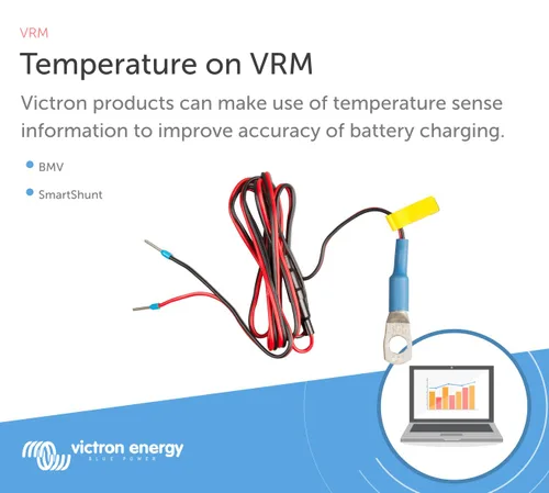 Vista 2 de Victron Energy Sensor de Temperatura para Victron Energy BMV-702/712