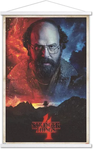 Vista 19 de Trends International Netflix Stranger Things: Season 4 - Póster de pared de una hoja Murray, 14.725 x 22.375 pulgadas, versión enmarcada de madera