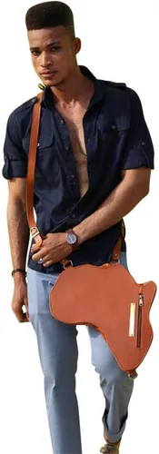 Vista 3 de Alkebulan Africa Bag - Bolso grande, color marrón, L