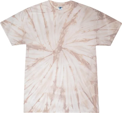 Vista 10 de Colortone Camisetas de teñido anudado de araña para hombres y mujeres, camisetas unisex de manga corta con teñido anudado para adultos Blaze