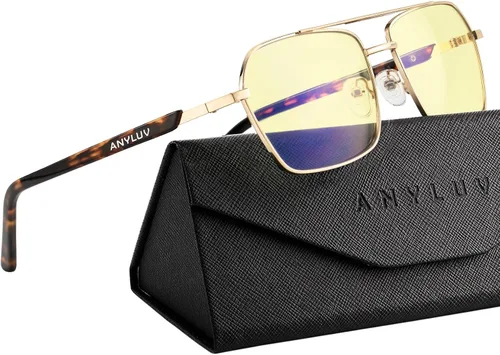 Vista 14 de ANYLUV Blue Light Glasses Men/Women, Blue Light Blocking Glasses, Computer Screen Blocker Eyes Protection Glasses