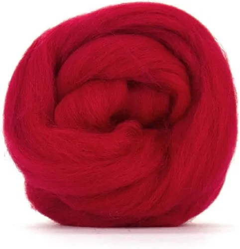 Vista 19 de Revolution Fibers Lana Corriedale teñida 8.2 onzas de parte superior de lana peinada de primera calidad 26 micras, 100% lana Corriedale pura