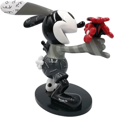 Vista 5 de Enesco Disney by Romero - Figura de Britto Oswald el conejo de la suerte, 7 pulgadas, multicolor
