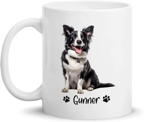 Vista 27 de Taza de café personalizada Golden Retriever con nombre para mamá o papá del perro, regalo personalizado para los amantes de los perros, taza de Taza