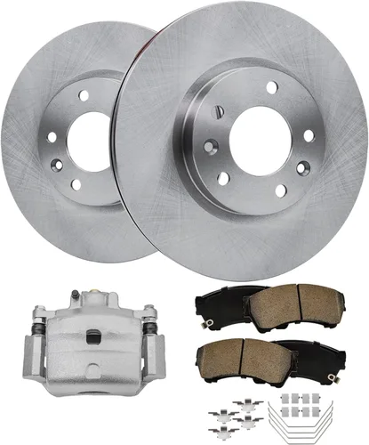 Vista 24 de Detroit Axle - Rotores de freno para Ford Mustang 2015 2016 2017 2018 2019 2020 2021 2022 2023 Rotores de freno de disco 2016 2017 2018 2019