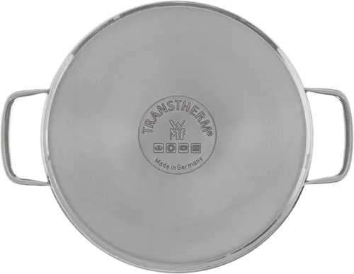 Vista 14 de WMF Compact Cuisine - Juego de cacerolas de inducción de 5 piezas con tapa de cristal, acero inoxidable Cromargan pulido, juego de ollas