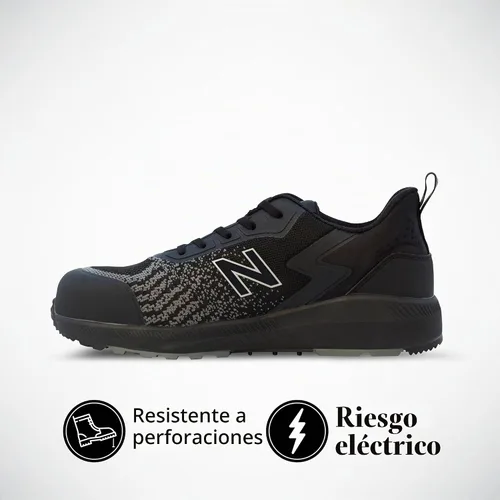 Vista 6 de New Balance Men's Composite Toe Speedware Work Safety Shoe Negro