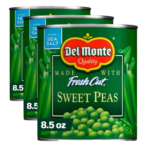 Vista 10 de Del Monte Guisantes dulces enlatados, 8.5 onzas (paquete de 12)