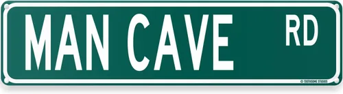 Vista 6 de Letrero divertido de calle para cancha de baloncesto, 16 x 4 pulgadas, sala de juegos, decoración de cueva para hombre (BasketballStreet)