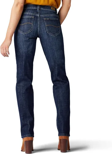 Vista 2 de LEE - Pantalones de mezclilla para mujer, ajuste relajado, rectos