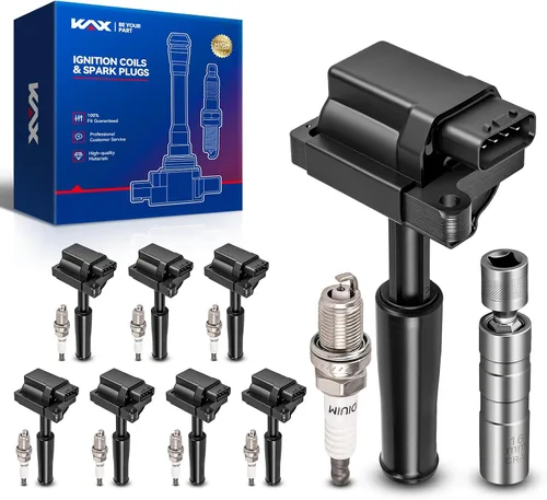 Vista 123 de Bobina de encendido KAX UF434 1 paquete Compatible con Impala, Equinox, G6, Malibu, Silverado 1500, Uplander, Torrent, Lucerne, Express 1500, Sierra