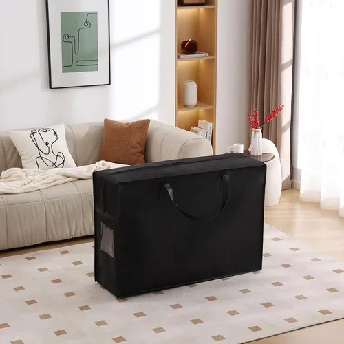 Vista 5 de Bolsa de almacenamiento plegable para colchón triple Durable Moving and Travel Storage Tote for 4 Inch Twin & Twin XL Folding Memory Foam