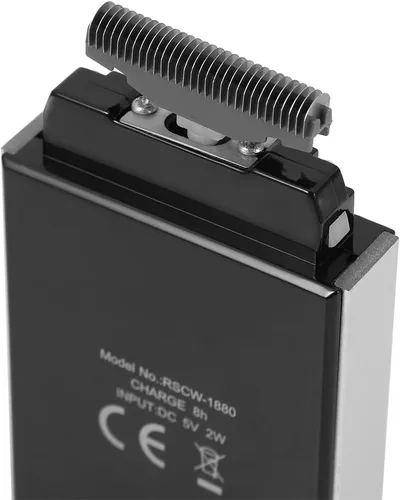 Vista 7 de Sonew Afeitadora eléctrica recargable para hombre, recortadora de barba para rostro, nariz y orejas, con cargador USB