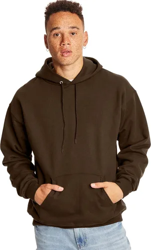 Vista 16 de Hanes Sudadera con capucha de forro polar pesado para hombre, sudadera de algodón para hombre Negro