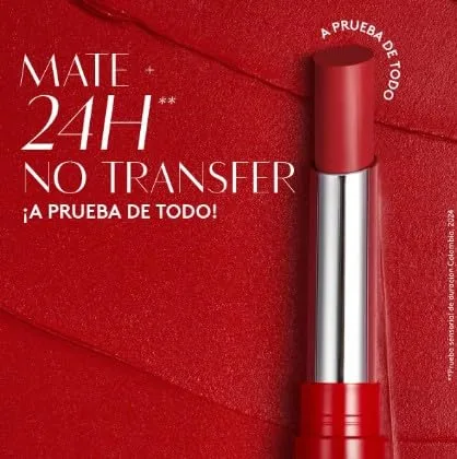 Vista 2 de ESIKA Colorfix Lápiz labial mate 24H Rojo Actitud 2 g / 0.07 oz.