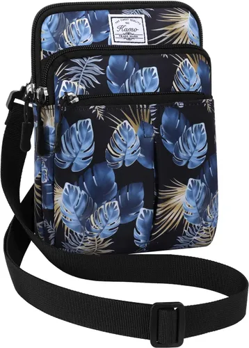 Vista 8 de Kamo Bolso Multifuncional para Teléfono de Un Solo Hombro, Bolso de Cintura para Teléfono, Bolso Diagonal Cruzado, Estuche para Teléfono Inteligente