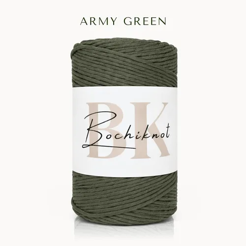 Vista 2 de BOCHIKNOT Cordón de macramé de 3 mm x 302 m - Cordón de macramé de hebra única para colgantes de pared, perchas de plantas - Cordón de macramé de 3
