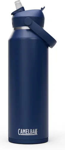 Vista 37 de CamelBak - Thrive - Botella de agua con tapa y pajilla, 20 onzas - Aislante de acero inoxidable, color negro