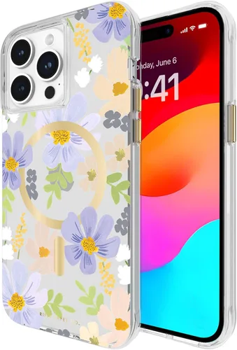 Vista 11 de Rifle Paper Co. Funda para iPhone 14 Pro Max [Compatible con MagSafe] [Protección contra Caídas de 10 pies] Bonita Funda para iPhone de 6.7