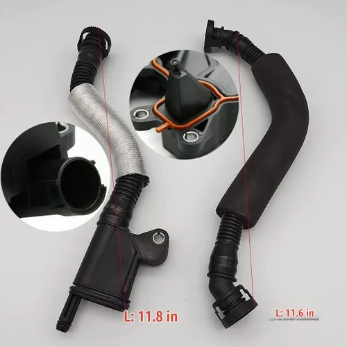 Vista 4 de PCV - Válvula de ventilación del cárter del motor, separador de aceite compatible con Audi A3 A4 A5 Q5 TT VW Beetle CC Jetta Passat Tiguan 1.8