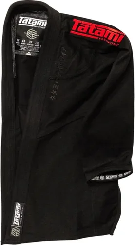 Vista 7 de Tatami Fightwear Estilo Black Label Jiu Jitsu Gi para hombre con chaqueta de tejido perla premium de 550 GSM, pantalones BJJ y bolsa