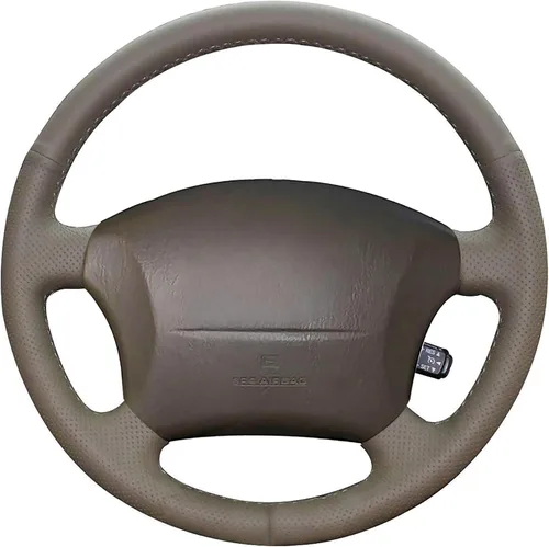 Vista 10 de Funda de Volante de Cuero Genuino de Ajuste Personalizado para Lexus LX450 1996 1997 / LX470 1998-2002 / Toyota Land Cruiser 1995 1996 1997 1998