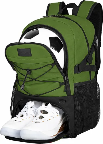 Vista 29 de Goloni Mochila de fútbol,Mochila de baloncesto con compartimento para pelotas y compartimento para zapatos,Mochila para baloncesto,Fútbol