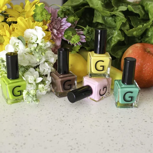 Vista 2 de G Polish Farmers Market - Juego de esmaltes de uñas Clean Beauty, juego de regalo para adolescentes y adultos, no tóxico, sin 9 libre de crueldad