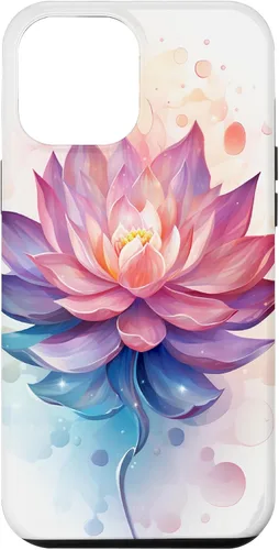 Vista 26 de Funda con ilustración de flor de loto para iPhone 17